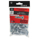 CHEVILLE MET. CME Ø5X37MM + VIS TR Ø5X43MM - SACHET DE 30